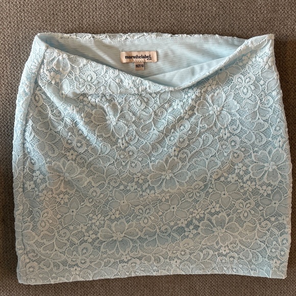 Mars The Label Cinched Corset Mini Set in Blue UK10 - Picture 8 of 9